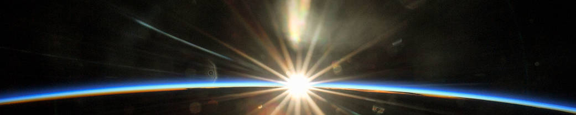 sunrise over Texas as viewed from space
